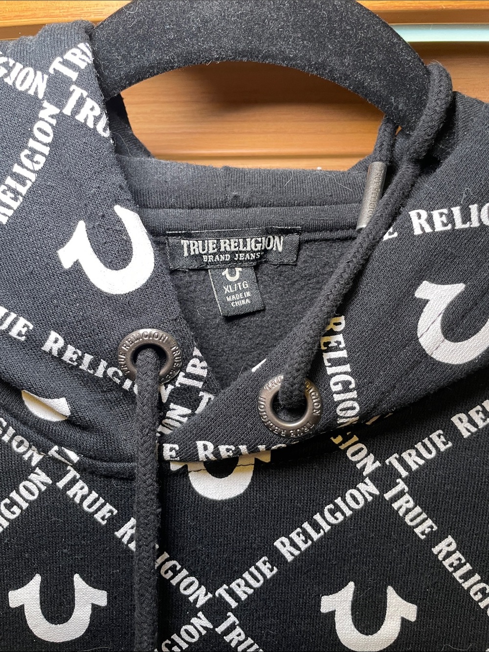 True Religion Black & White Logo Print Men’s Set - Picture 5 of 10